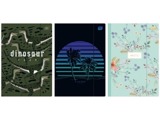 Teczka z gumk� A4+ INTERDRUK Metallic