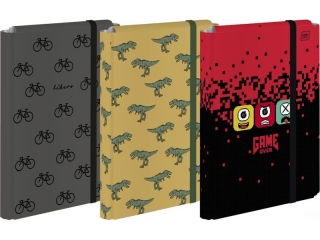 Teczka z gumk� twarda oprawa A4+ z gumk� INTERDRUK Boys