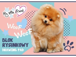 Blok rysunkowy A4 20k. ST.MAJEWSKI My Little Friend