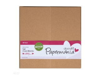 ZESTAW PODŁUŻNYCH KOPERT I KART - ANITAS ? RECYCLED KRAFT, 50 SZT.