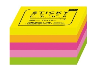 Blok karteczek samoprzylepnych INTERDRUK 250k. 50x50mm