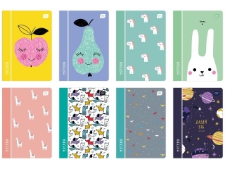 Zeszyt A5 16k. INTERDRUK PP, kratka