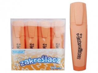 Zakre�lacz pastelowy ?pomara�czowy 2857 (opakowanie=12 szt)