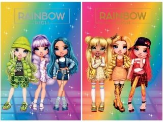 Teczka z gumk� A4 ASTRA RAINBOW HIGH