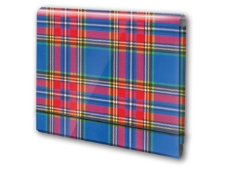 Teczka �amana A5 na gumk� PENMATE krata - wz�r A0438