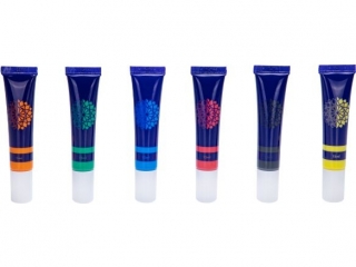 Farby do tworzenia naklejek �elowych, zest. 6 x 15 ml, CREATIVO ASTRA ASPROM