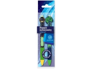 D�ugopis automatyczny wymazywalny z gumowym uchwytem 0,5 mm ASTRAPEN OOPS! GAMER - 2 szt. PET box