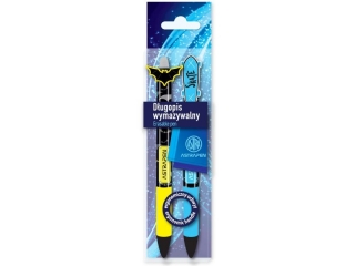 Dugopis automatyczny wymazywalny ASTRAPEN z gumowym uchwytem 0,5mm SKATE x BATS - 2 szt. PET box