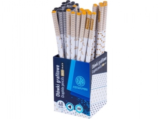 O��wki ASTRAPEN grafitowe tr�jk�tne HB - Gold and Black