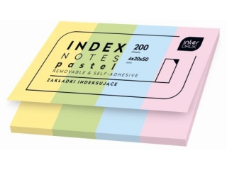 Zak�adki indeksuj�ce INTERDRUK Pastel 200,4x20x50