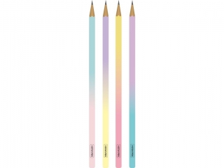 O��wki grafitowe tr�jk�tne HB ASTRAPEN - Ombre - 4 szt. blister