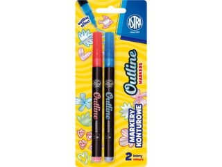 Markery konturowe ASTRAPEN - blister 2 szt.