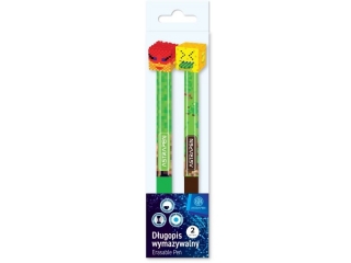 Długopis automatyczny wymazywalny z gumowym uchwytem 0,5 mm ASTRAPEN Oops! Pixel One - 2 szt. PET box