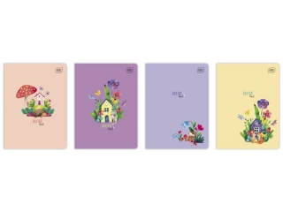 Zeszyt A5 32k. INTERDRUK Trends Girls, kratka