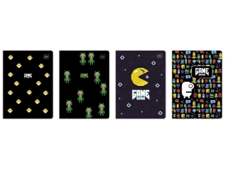 Zeszyt A5 16k. INTERDRUK Trends boys, kolorowa trzylinia