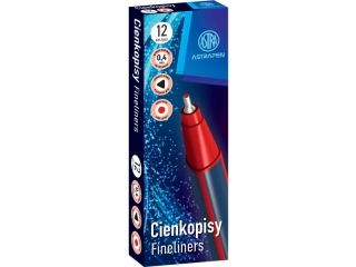Cienkopis ASTRAPEN trójkątny - czerwony