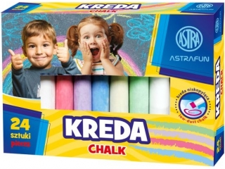 Kreda Tablicowa Astra Fun 24 szt