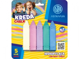 Kreda Jumbo kwadratowa Astra Fun 2x2x10,5 cm 5 szt