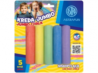 Kreda Jumbo Astra Fun 2x2x10,5 cm 5 szt