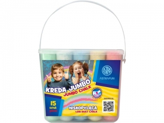 Kreda Jumbo Wiaderko Astra Fun 15 szt