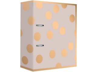 Segregator INTERDRUK A4/75 2R D� Satynowa metaliza Dots