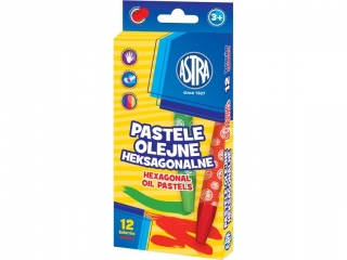 Pastele olejne heksagonalne ASTRA 12 kolor�w