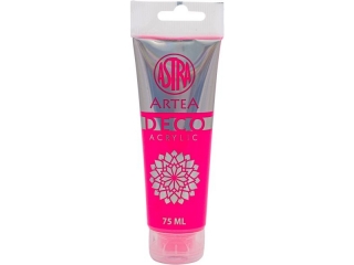 Farba akrylowa DECO ARTEA 75 ml tuba - Neonowy Różowy