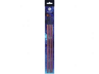 Zestaw p�dzli nylon. ARTEA 3 szt. (okr.2, okr.6, p�.10) d�ugi trzonek