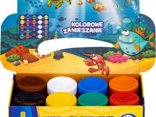 Farby plakatowe ASTRA  8 kolor�w 20ml Standard Box