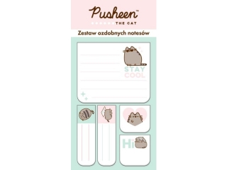 Zestaw 5 notesw ozdobnych 5 elementy PUSHEEN