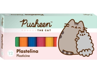 Plastelina 12 kolorów 15 g PUSHEEN [opakowanie=10szt]