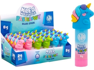 Klej w sztyfcie ASTRA z nak�adkami 3D Unicorn 8g PVP