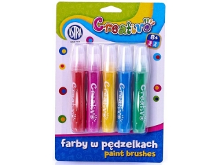 Farba w p�dzelkach Astra Baby 5 szt.