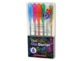 D�ugopis �elowy PENMATE Flexi Gel brokatowy 6 kolor�w
