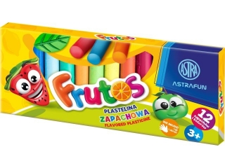 Plastelina zapachowa ASTRA FRUTOS - 12 kolor�w  [opakowanie=5szt]