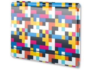 Teczka �amana A4 na gumk� PENMATE wzory - rubik