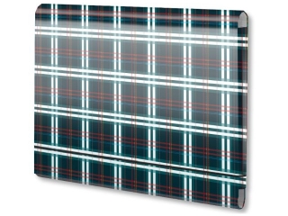 Teczka łamana A4 na gumkę PENMATE krata - wzór A0118