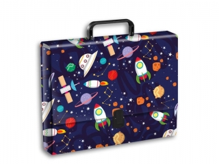 Teczka z r�czk� A4 PENMATE wzory - Kosmos 2
