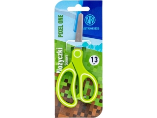 No�yczki z ergonomicznym uchwytem 13 cm ASTRAKIDS PIXEL ONE - 1 szt. blister