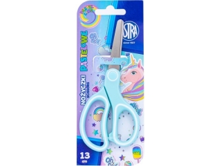 No�yczki z ergonomicznym uchwytem 13 cm ASTRAKIDS UNICORN - 1 szt. blister