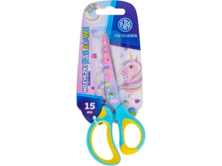 No�yczki szkolne z ergonomicznym uchwytem 150 mm ASTRAKIDS Unicorn - 1 szt. blister