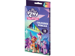 Kredki o��wkowe tr�jk�tne My Little Pony - 12 kolor�w  Nnowo��