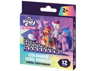Kredki grafionowe My Little Pony - 12 kolor�w - 7/85 mm Nnowo��