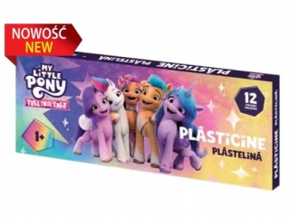 Plastelina szkolna My Little Pony - 12 kolor�w  [opakowanie=5szt]