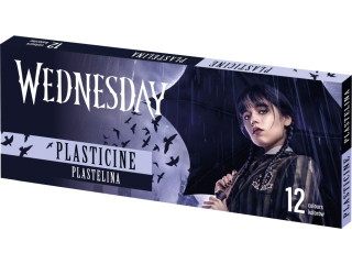 Plastelina szkolna Wednesday - 12 kolor�w Nnowo��