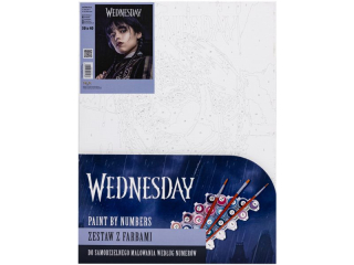 Zestaw, malowania po numerach 30x40cm WEDNESDAY