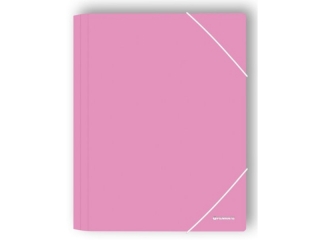 Teczka z gumk� A4 PENMATE PP-102 r�owa