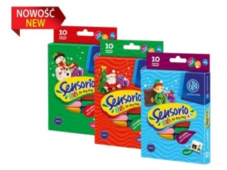 Lekka masa plastyczna ASTRAFUN Sensorio Kids Mikoaj Bawanek Elf - 10 kol