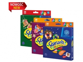 Lekka masa plastyczna ASTRAFUN Sensorio Kids Domek z piernika Aniołki Świąteczny Stroik - 16 kol