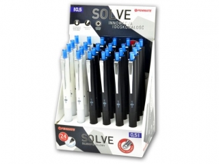 D�ugopis �elowy PENMATE Solve niebieski w displeju 24szt.